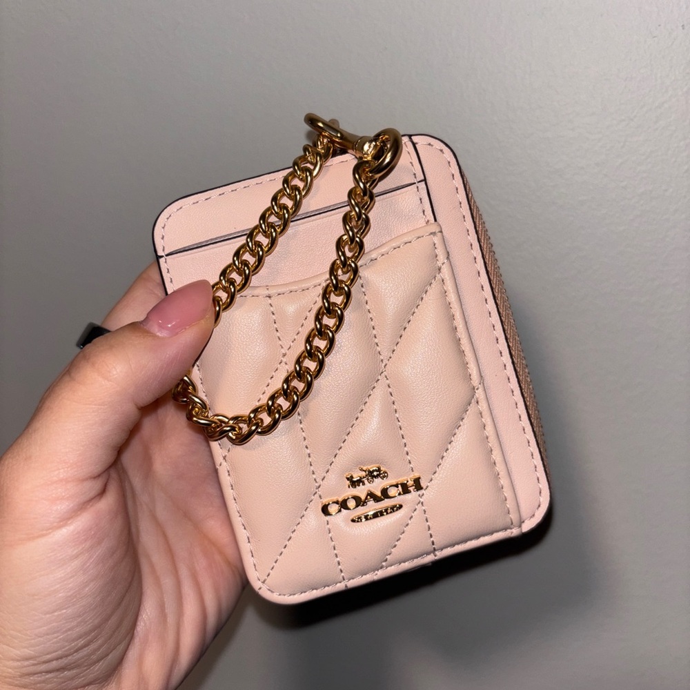 Blush Pink - Coach Wallet / Card Holder